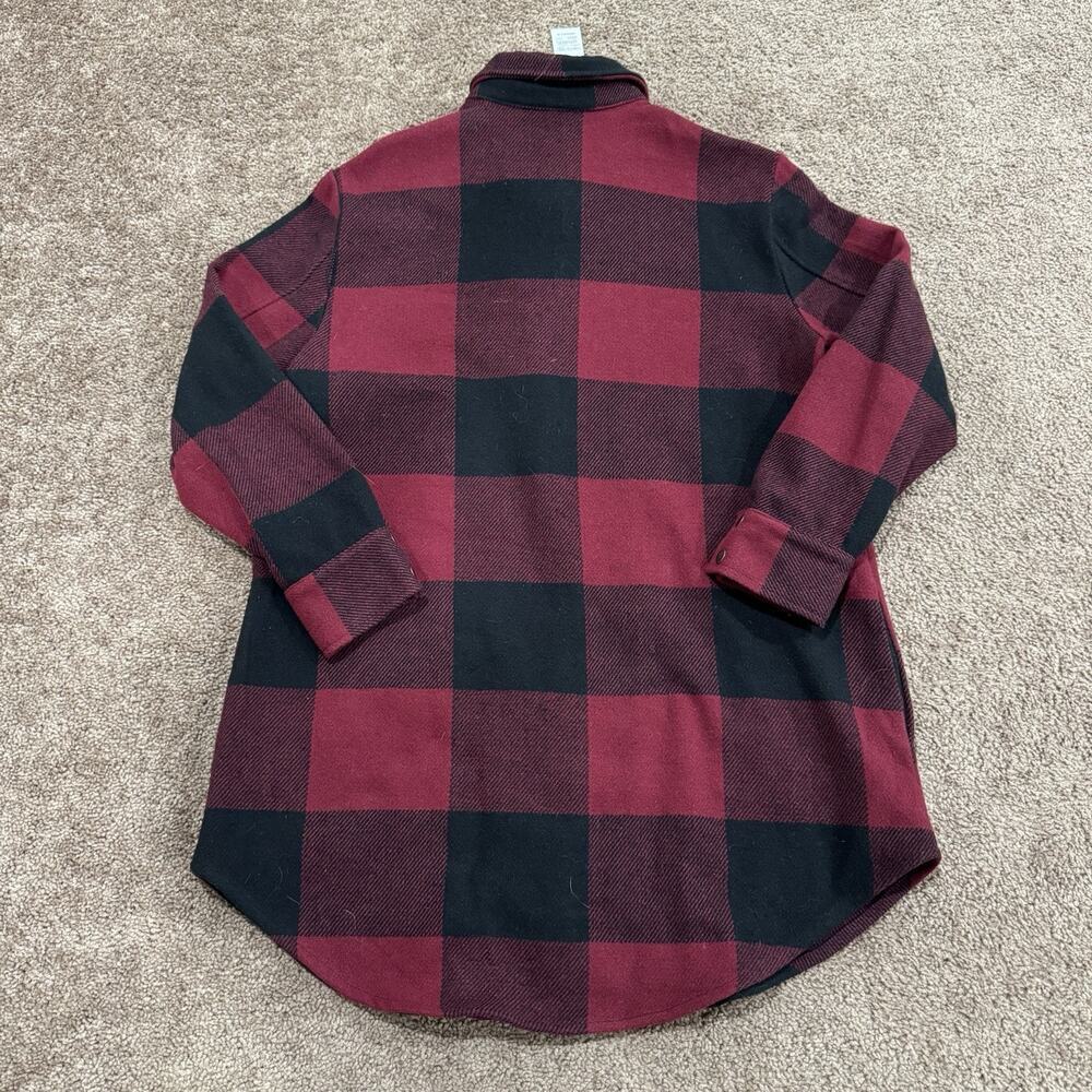 BB Dakota Black And Red Flannel Jacket Women’s Large - Picture 5 of 5